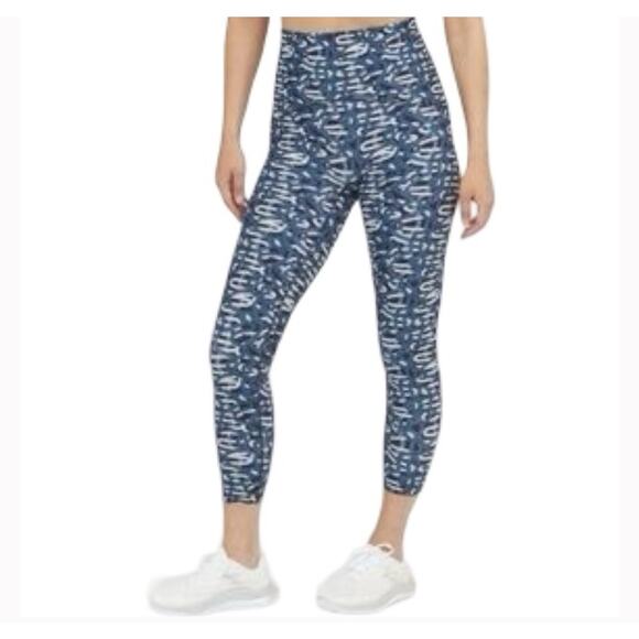 Spanx Illuminate Her 7/8 Leggings in Making Waves Navy Size Small - Picture 1 of 9